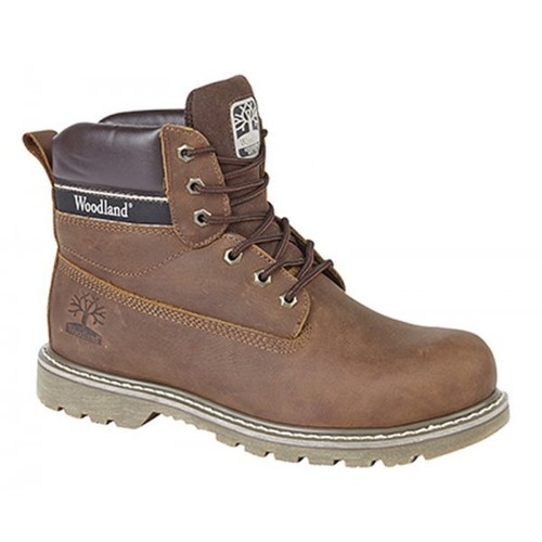 Woodland Mens Leather Lace Goodyear 